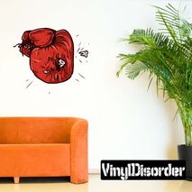Boxing Glove Wall Decal - Vinyl Car Sticker - Uscolor002