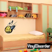 Bullet Volleyball Wall Decal - Vinyl Car Sticker - Uscolor003