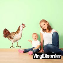 Chicken Wall Decal - Vinyl Car Sticker - Uscolor001