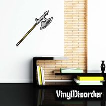 Axe Weapon Wall Decal - Vinyl Car Sticker - Uscolor007
