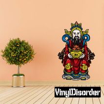 Chinese God Wall Decal - Vinyl Car Sticker - Uscolor006