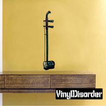 Chinese Instrument Wall Decal - Vinyl Car Sticker - Uscolor003