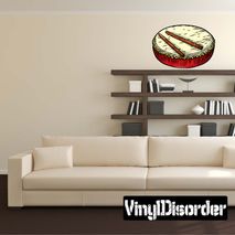 Chinese Instrument Wall Decal - Vinyl Car Sticker - Uscolor007