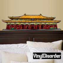 Chinese Monument Wall Decal - Vinyl Car Sticker - Uscolor001
