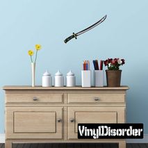 Chinese Sword Weapon Wall Decal - Vinyl Car Sticker - Uscolor005
