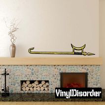 Chinese Weapon Wall Decal - Vinyl Car Sticker - Uscolor002