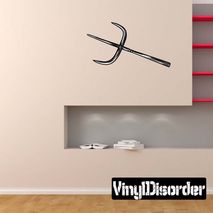Chinese Weapon Wall Decal - Vinyl Car Sticker - Uscolor003