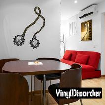 Chinese Weapon Wall Decal - Vinyl Car Sticker - Uscolor009