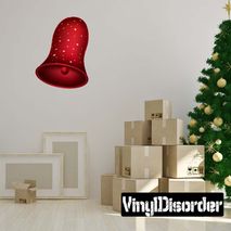 Christmas Bell Wall Decal - Vinyl Car Sticker - Uscolor011