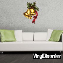 Christmas Bells Wall Decal - Vinyl Car Sticker - Uscolor012