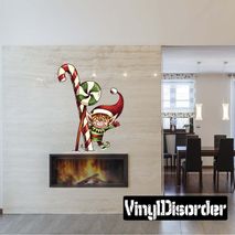 Christmas Elf Helper Wall Decal - Vinyl Car Sticker - Uscolor005