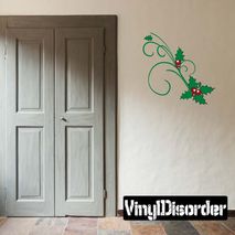 Christmas Mistletoe Wall Decal - Vinyl Car Sticker - Uscolor001