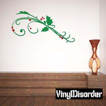 Christmas Mistletoe Wall Decal - Vinyl Car Sticker - Uscolor003