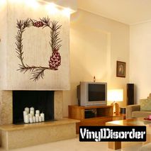 Christmas Frame Wall Decal - Vinyl Car Sticker - Uscolor004