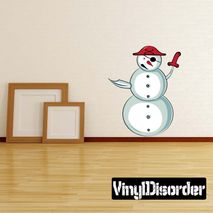 Christmas Pirate Wall Decal - Vinyl Car Sticker - Uscolor001