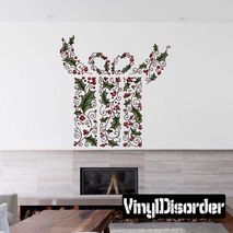 Christmas Present Wall Decal - Vinyl Car Sticker - Uscolor005