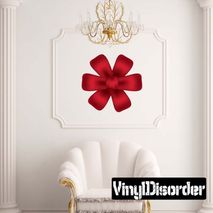 Christmas Ribbon Wall Decal - Vinyl Car Sticker - Uscolor010