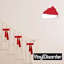 Christmas Santa Hat Wall Decal - Vinyl Car Sticker - Uscolor001