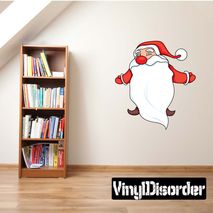 Christmas Santa Wall Decal - Vinyl Car Sticker - Uscolor009