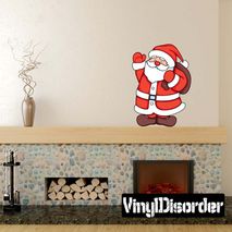 Christmas Santa Wall Decal - Vinyl Car Sticker - Uscolor013