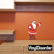 Christmas Santa Wall Decal - Vinyl Car Sticker - Uscolor014