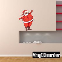 Christmas Santa Wall Decal - Vinyl Car Sticker - Uscolor015
