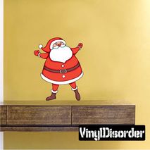 Christmas Santa Wall Decal - Vinyl Car Sticker - Uscolor016