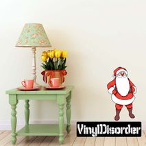 Christmas Santa Wall Decal - Vinyl Car Sticker - Uscolor017