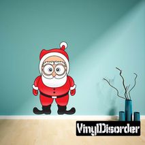 Christmas Santa Wall Decal - Vinyl Car Sticker - Uscolor019