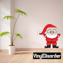 Christmas Santa Wall Decal - Vinyl Car Sticker - Uscolor020