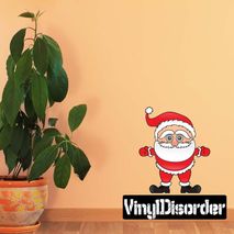 Christmas Santa Wall Decal - Vinyl Car Sticker - Uscolor021
