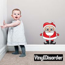 Christmas Santa Wall Decal - Vinyl Car Sticker - Uscolor022