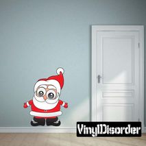 Christmas Santa Wall Decal - Vinyl Car Sticker - Uscolor023