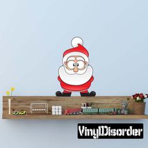 Christmas Santa Wall Decal - Vinyl Car Sticker - Uscolor024