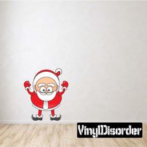 Christmas Santa Wall Decal - Vinyl Car Sticker - Uscolor026