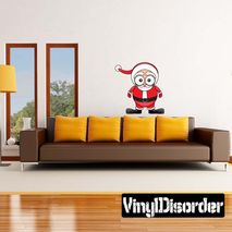 Christmas Santa Wall Decal - Vinyl Car Sticker - Uscolor027