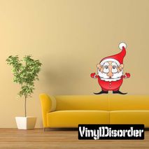 Christmas Santa Wall Decal - Vinyl Car Sticker - Uscolor029