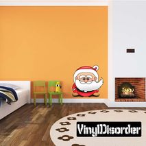 Christmas Santa Wall Decal - Vinyl Car Sticker - Uscolor030