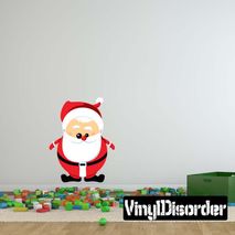 Christmas Santa Wall Decal - Vinyl Car Sticker - Uscolor031