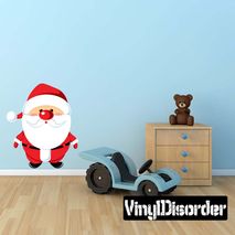 Christmas Santa Wall Decal - Vinyl Car Sticker - Uscolor032