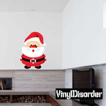 Christmas Santa Wall Decal - Vinyl Car Sticker - Uscolor033