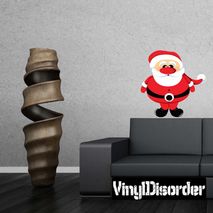 Christmas Santa Wall Decal - Vinyl Car Sticker - Uscolor034