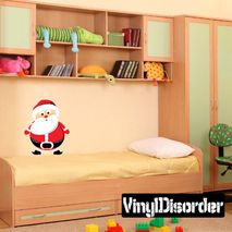 Christmas Santa Wall Decal - Vinyl Car Sticker - Uscolor036