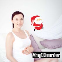 Christmas Santa Wall Decal - Vinyl Car Sticker - Uscolor039
