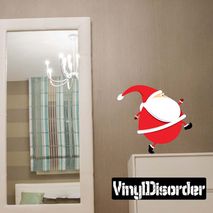 Christmas Santa Wall Decal - Vinyl Car Sticker - Uscolor040
