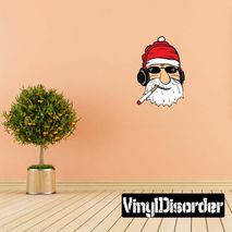 Christmas Santa Wall Decal - Vinyl Car Sticker - Uscolor001