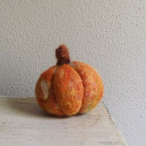 Felted Wool Pumpkin - Fall Decor Needle Felted Pumpkins