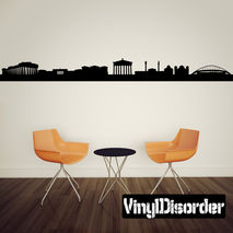 Athens Skyline Vinyl Wall Decal or Car Sticker SS035