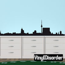 Berlin Germany Skyline Vinyl Wall Decal or Car Sticker SS106