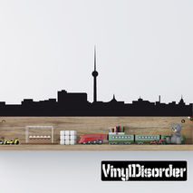 Berlin Skyline Vinyl Wall Decal or Car Sticker SS006